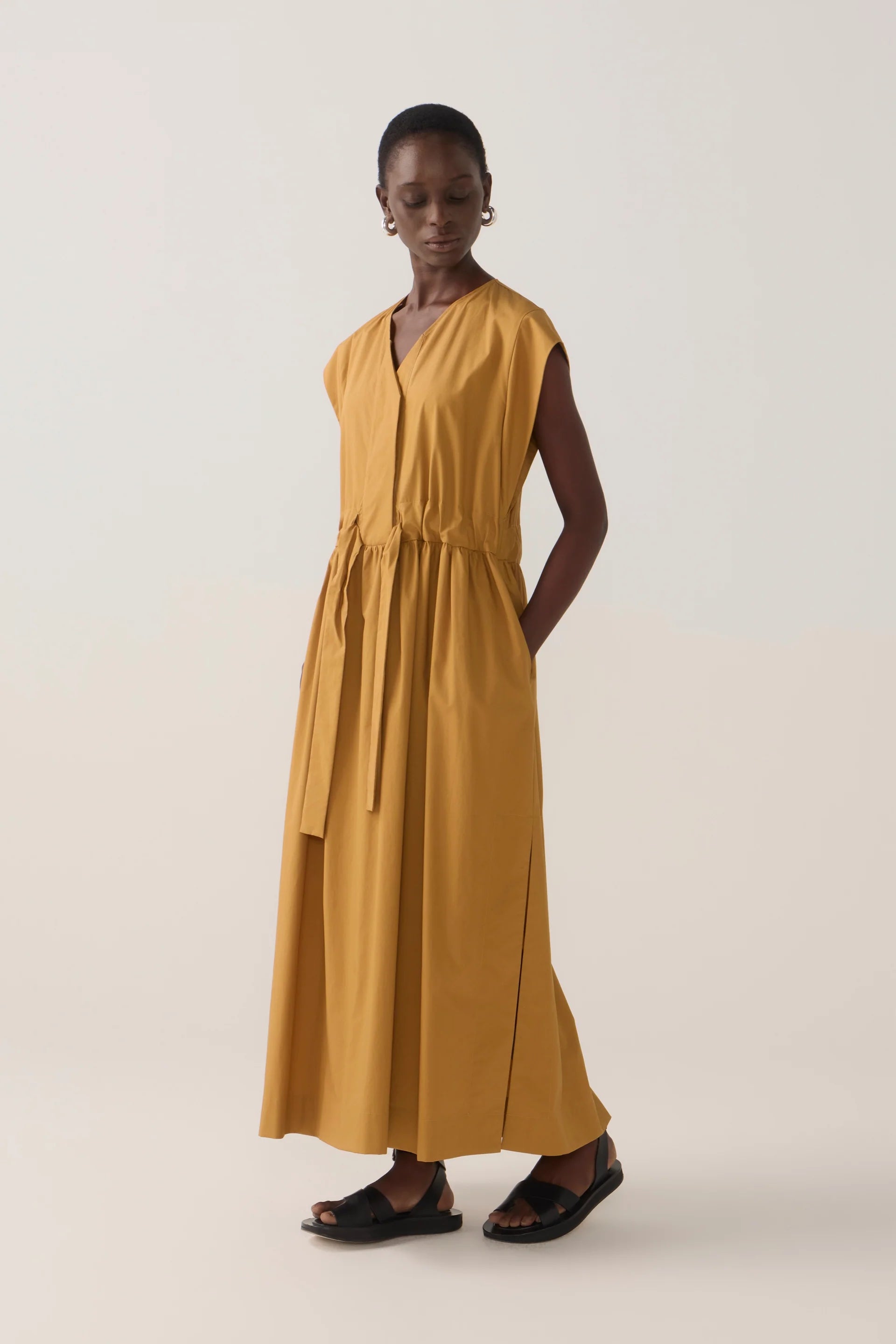 Arden Dress | Ginger Cotton Tencel