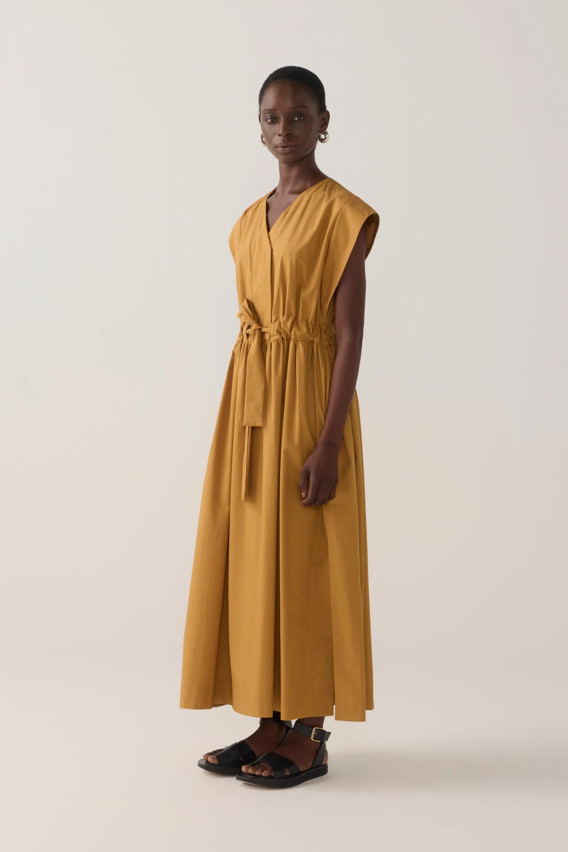 Arden Dress | Ginger Cotton Tencel
