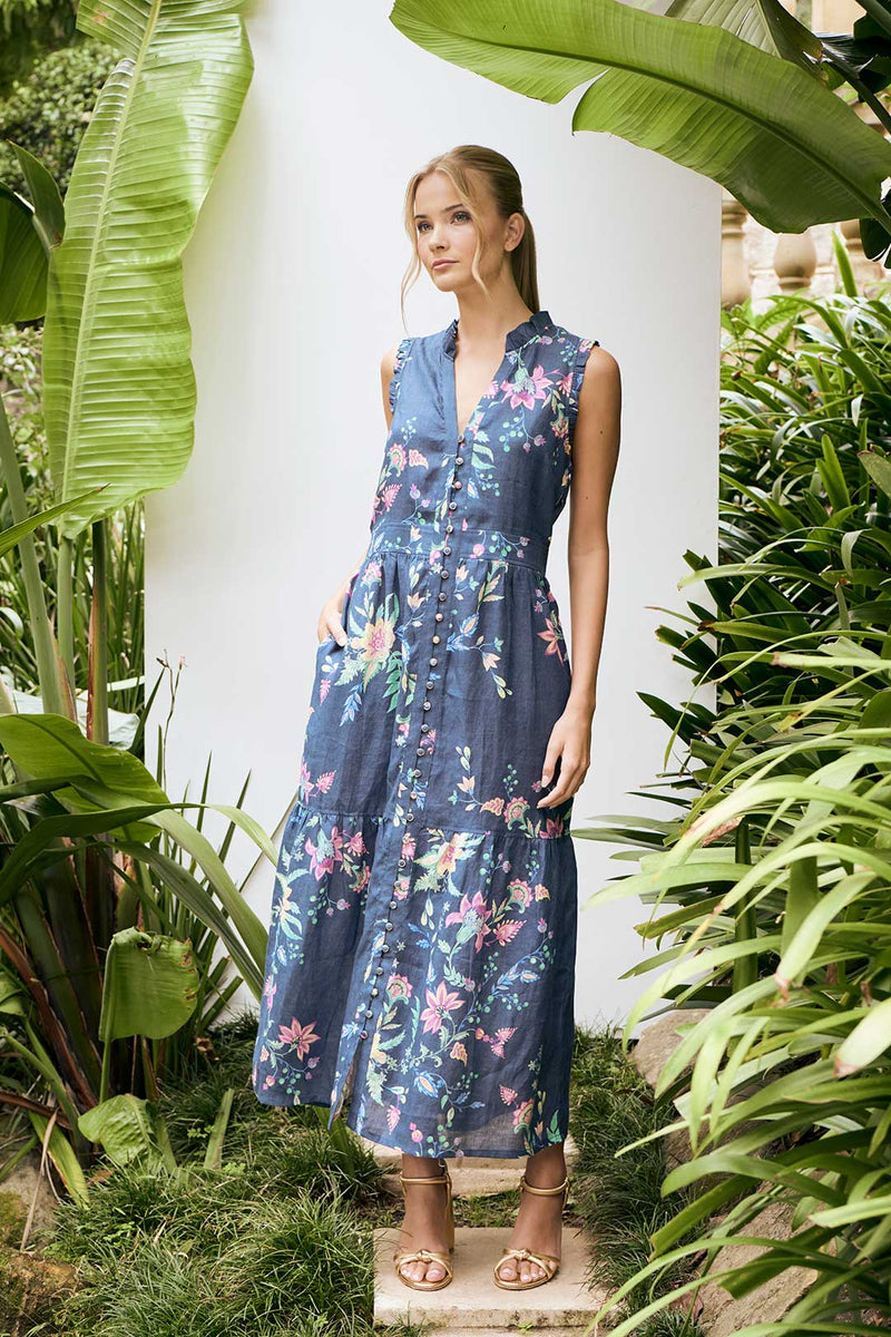 Ayla Flora Maxi Dress