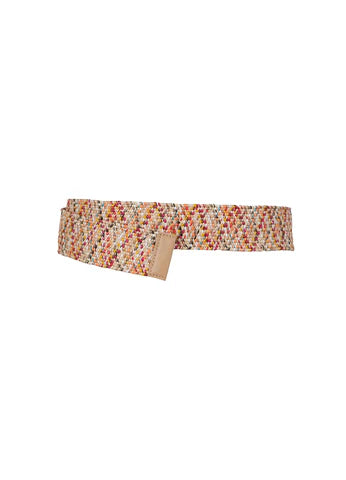 Straw Belt in Multi Colour