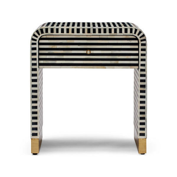 Amo Bone Inlay Bedside Black | PRE-ORDER AVAILABLE