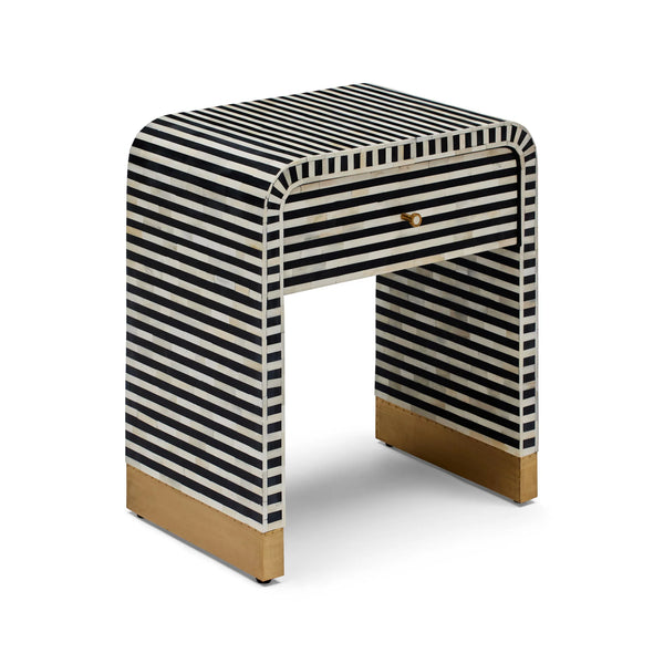 Amo Bone Inlay Bedside Black | PRE-ORDER AVAILABLE