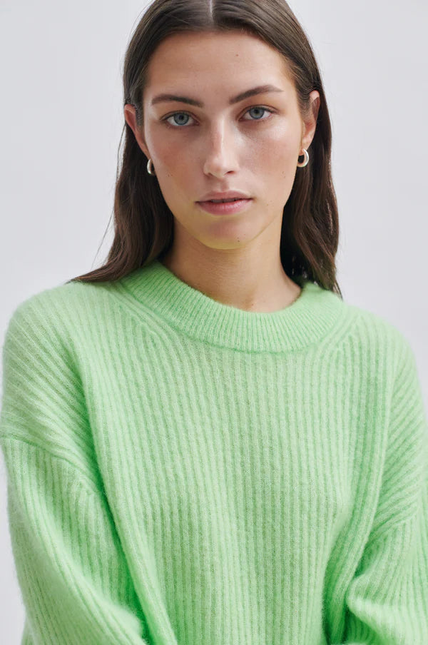 Brook Knit Rib O-Neck