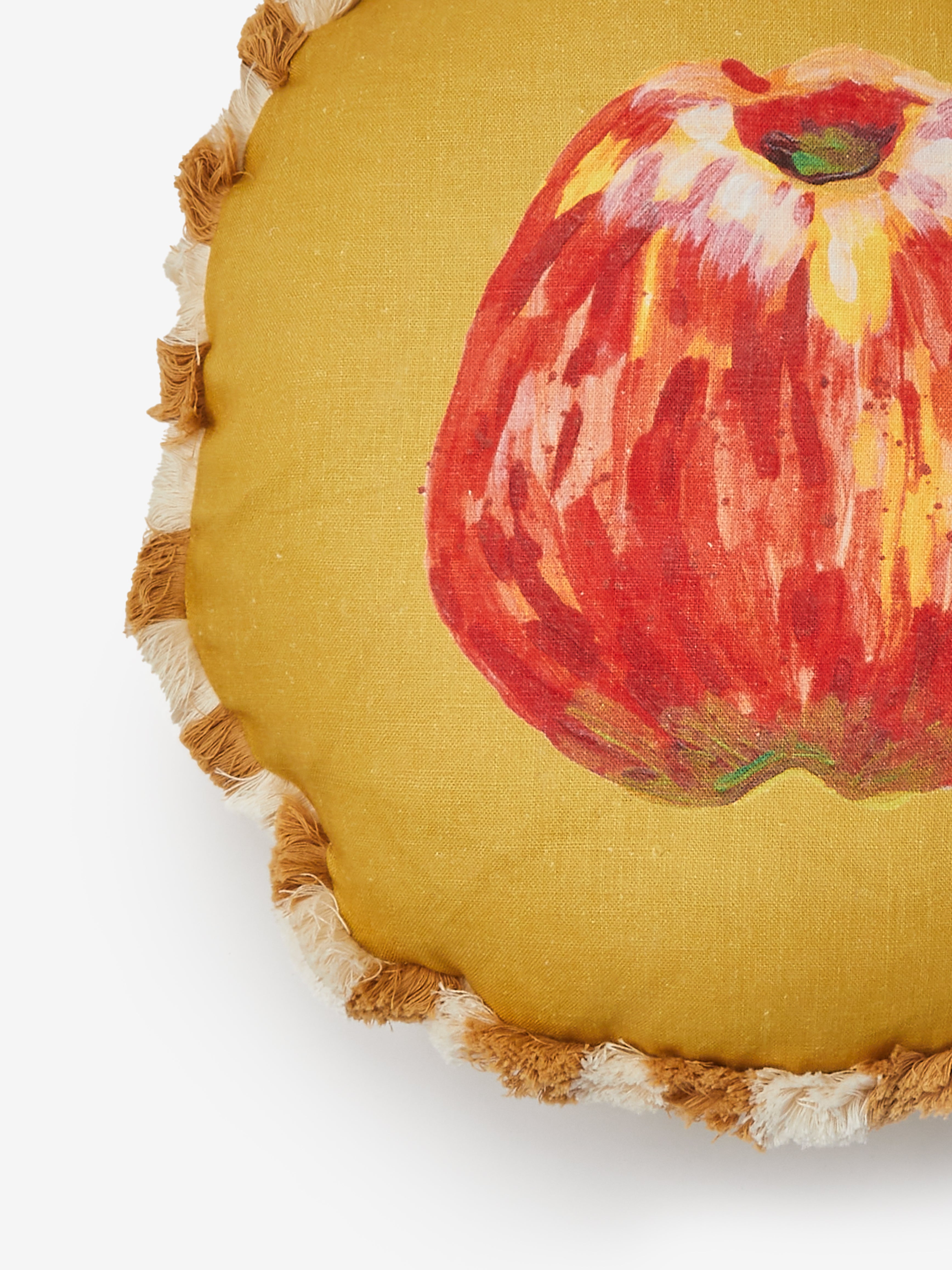 Apple Round Cushion