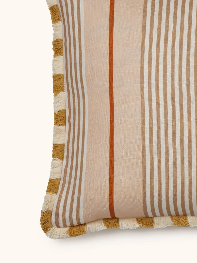 Club Stripe Pearl Cushion