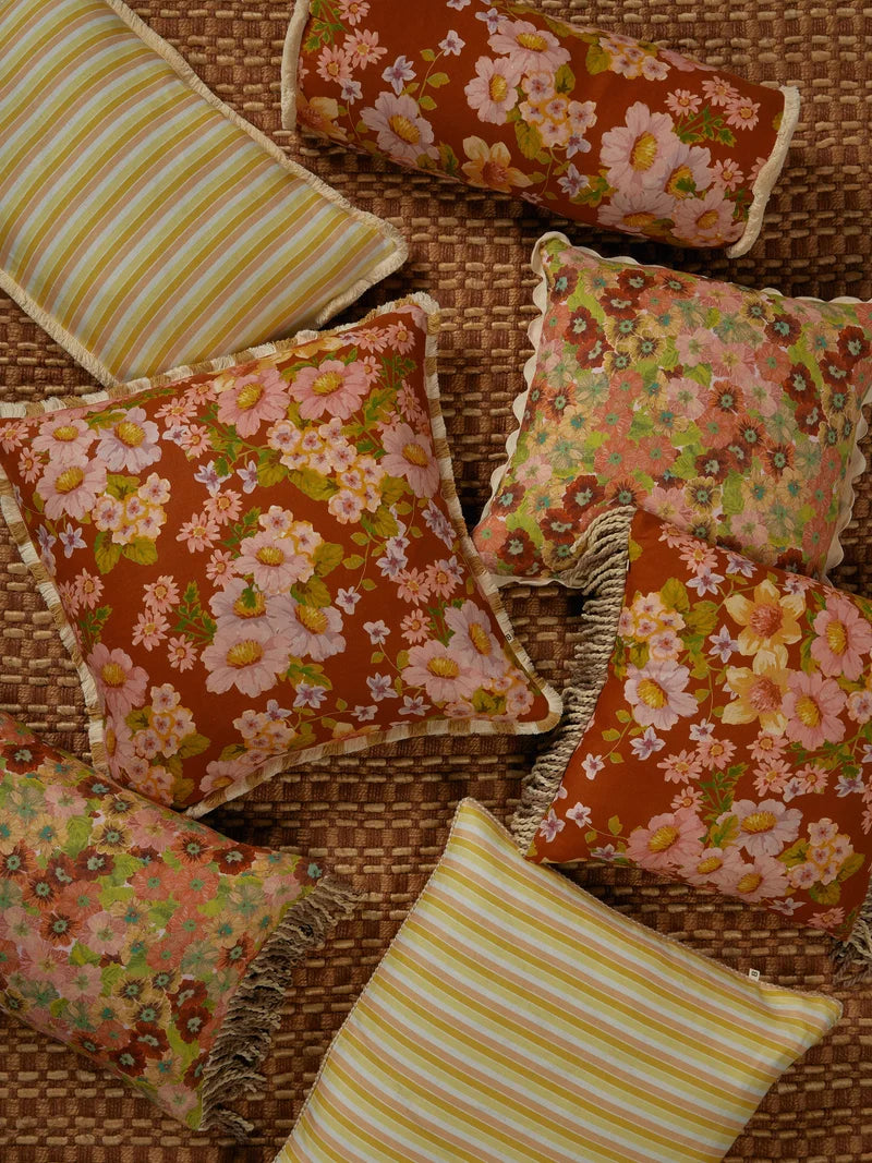 Buttercup Rust Cushion