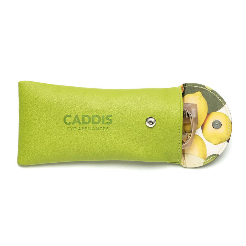 Caddis Leather Eyewear Case | Green