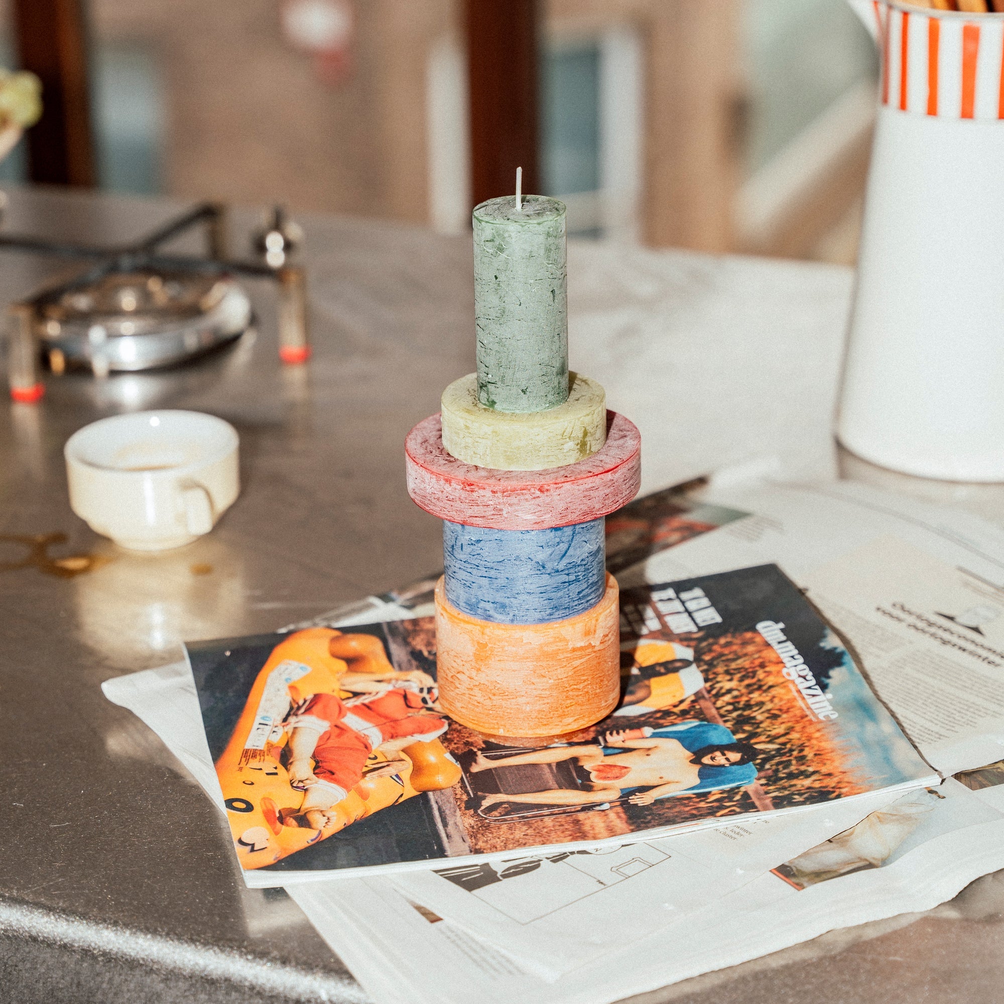 03 Candle Stack | Brown