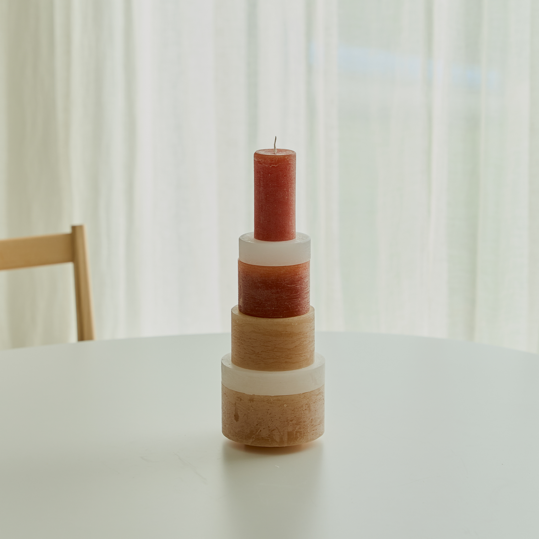 06 Candle Stack | Beige