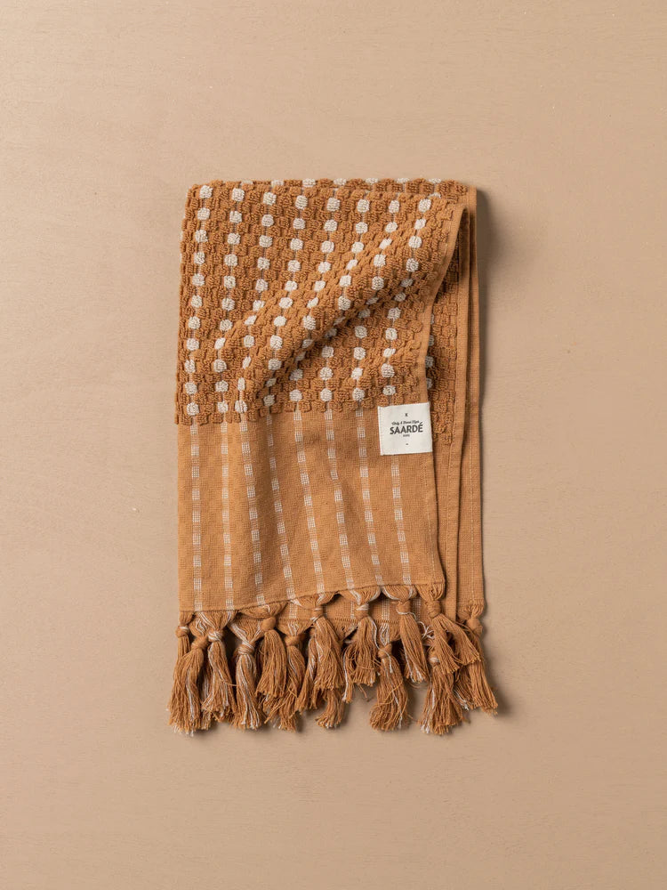 Chickpea Hand Towel | Terracotta/Stone