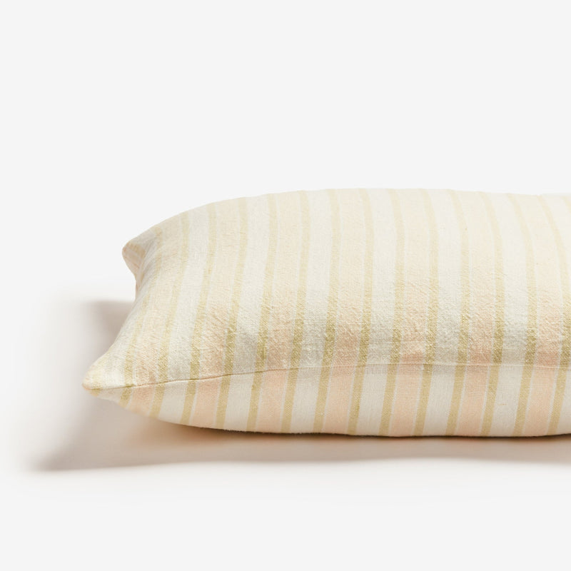 Linear Buff Linen Cushion