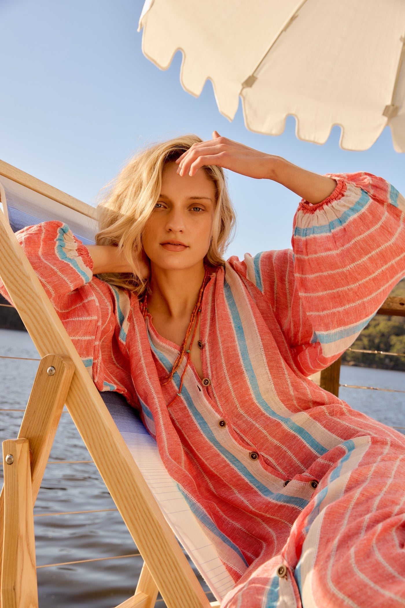 El Manto Stripe Dress