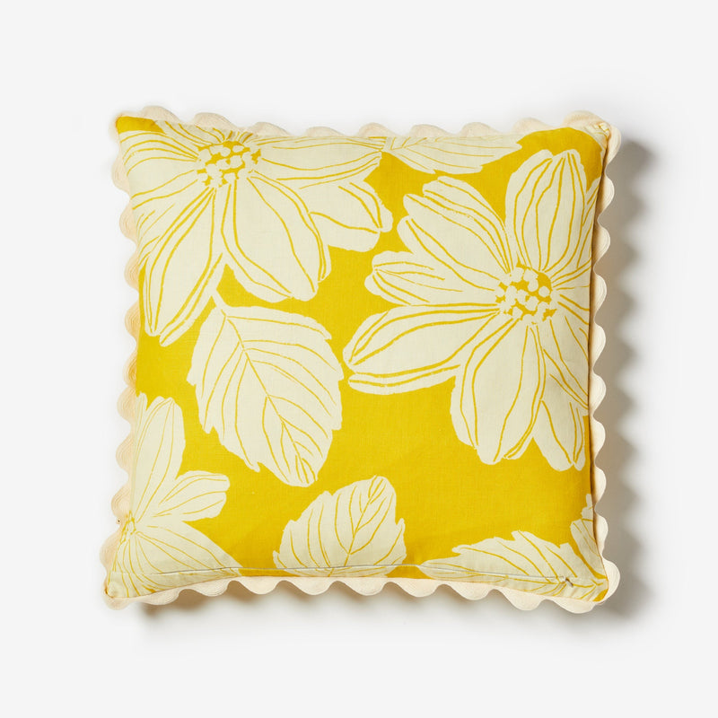 Margot Lemon 60cm Cushion