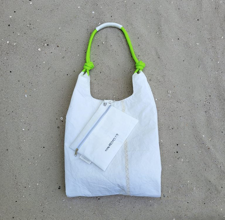 Seashopper Bag | White Lime