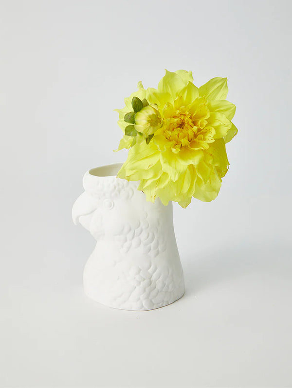 Feather Cockatoo Vase