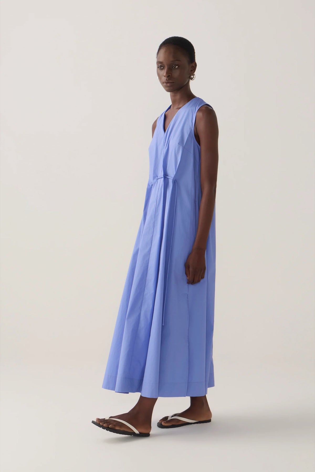Frankie Dress | Cornflower Poplin