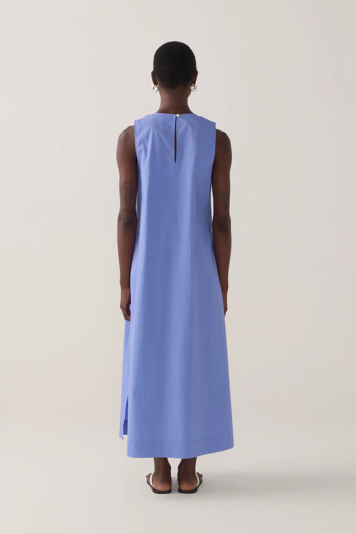 Frankie Dress | Cornflower Poplin