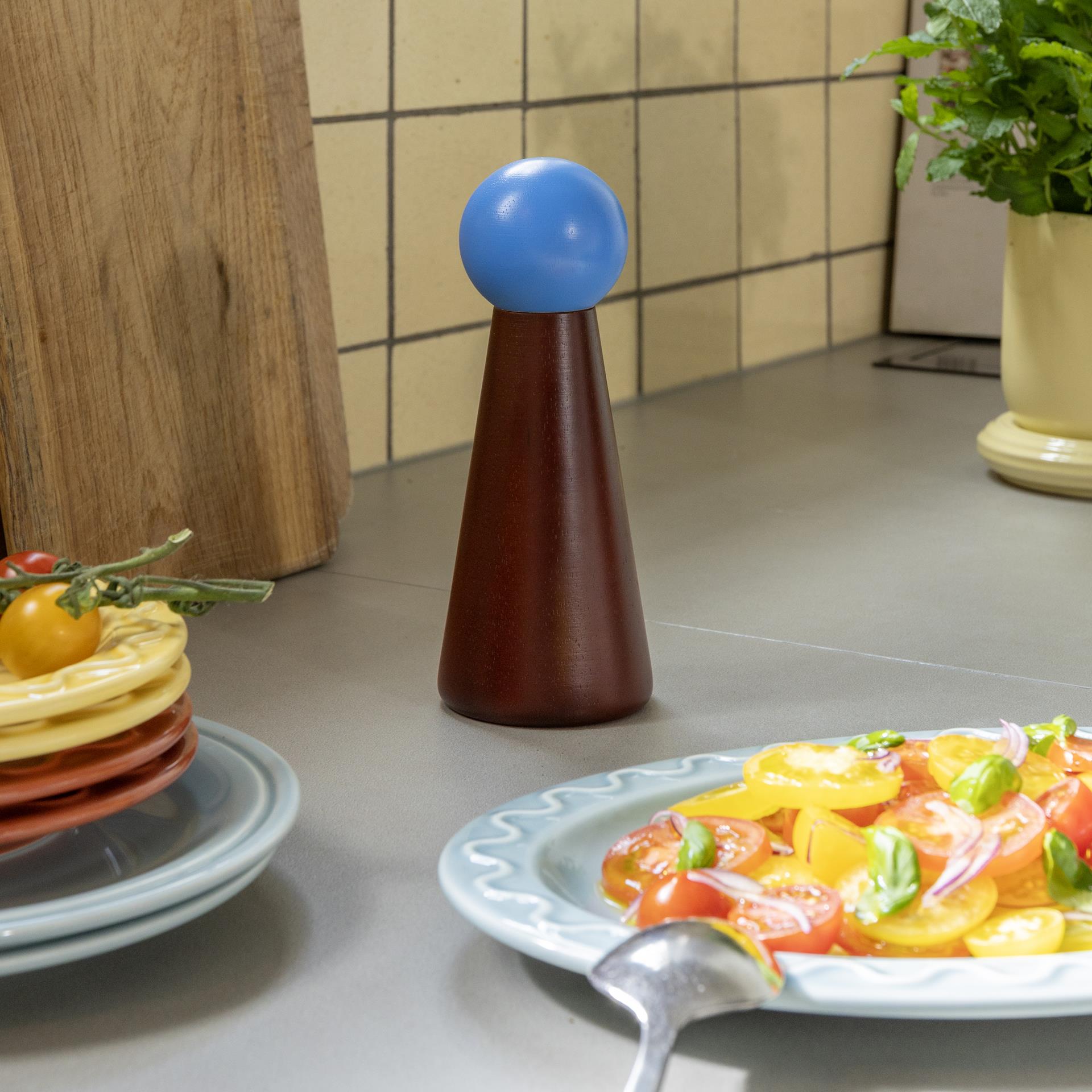 Salt & Pepper Halma Large | Burgundy