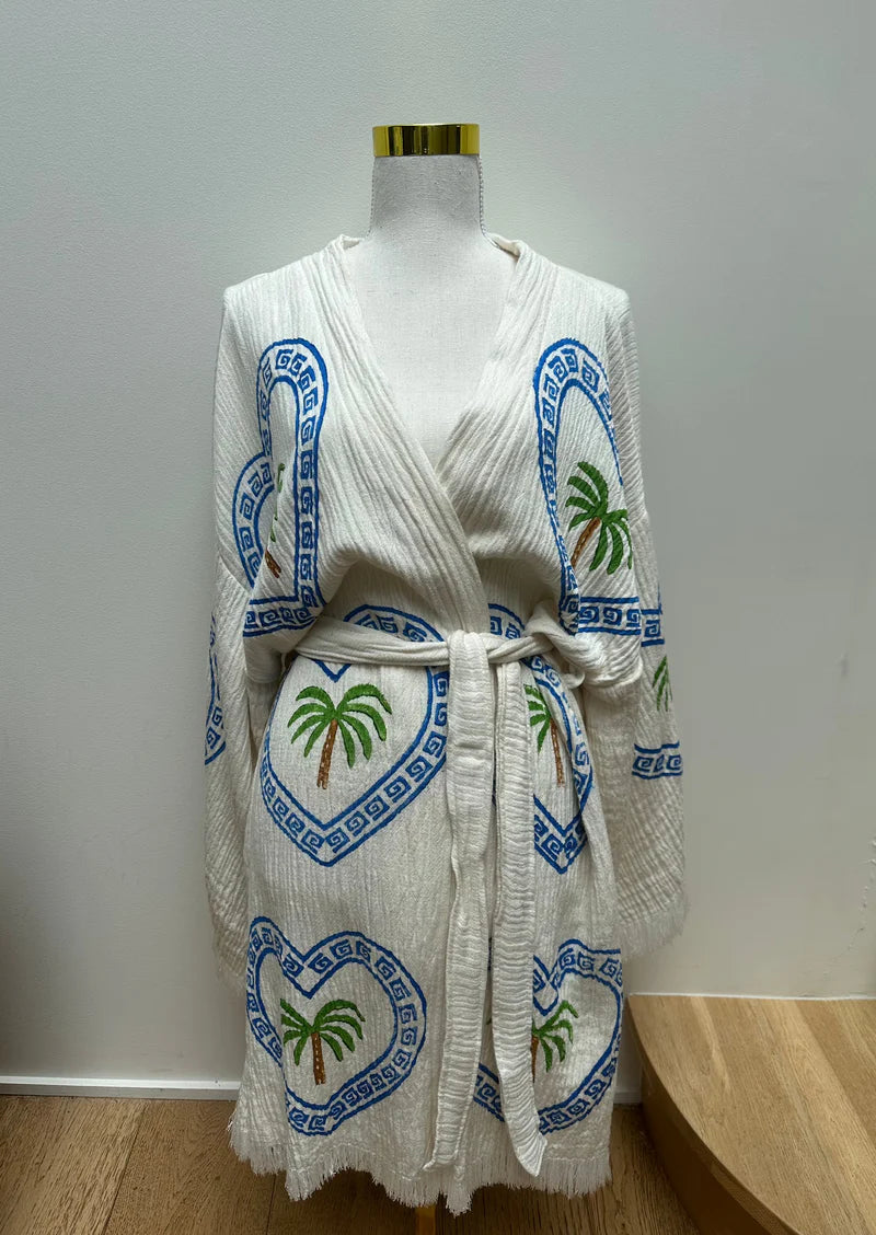 Midi Robe | Palm Tree