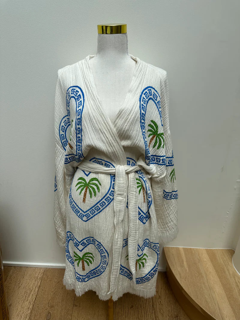 Midi Robe | Palm Tree