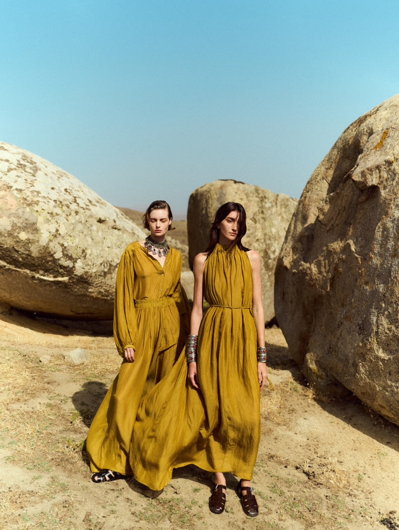 Callisto Halter Maxi Dress