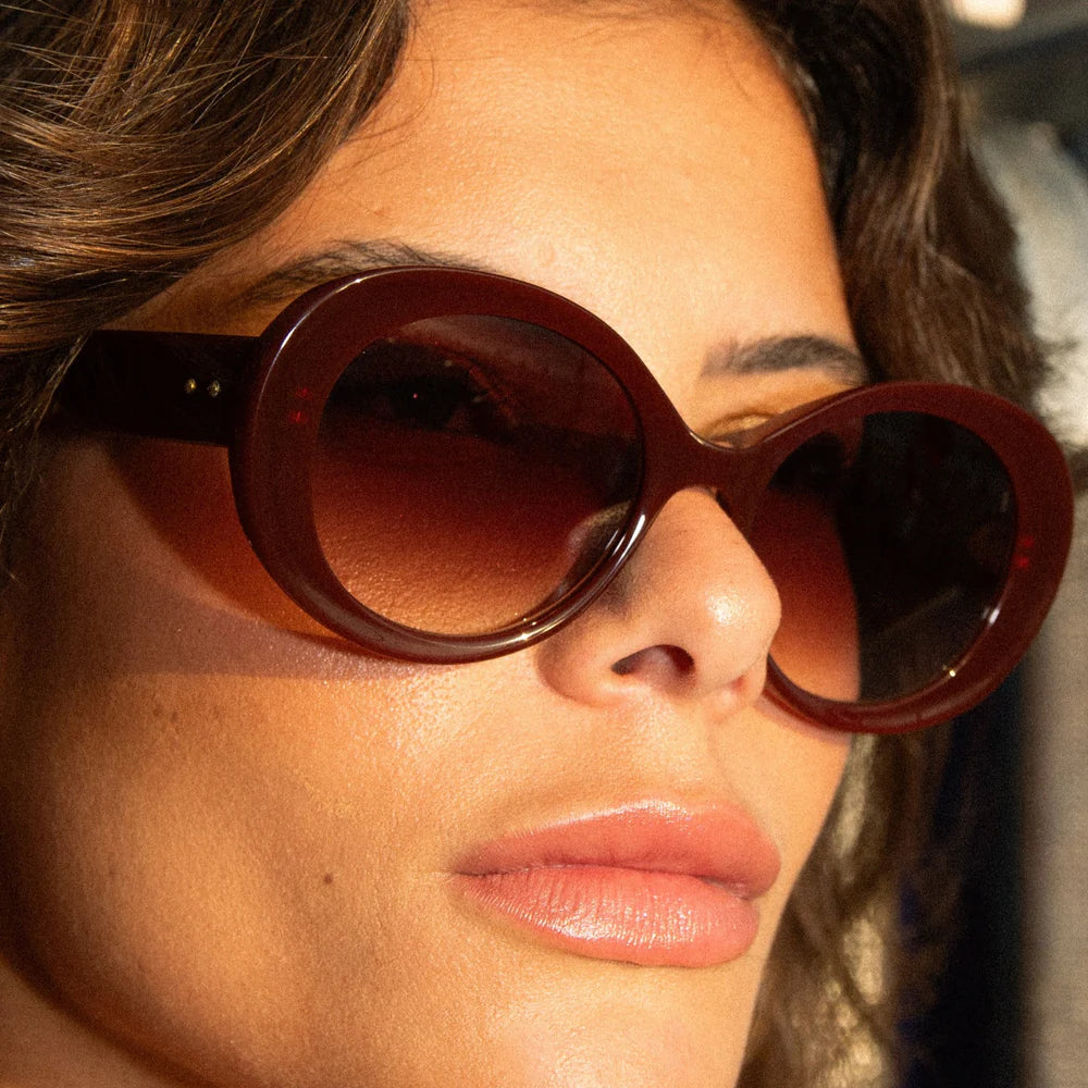 Amelia Sunglasses | Burgundy