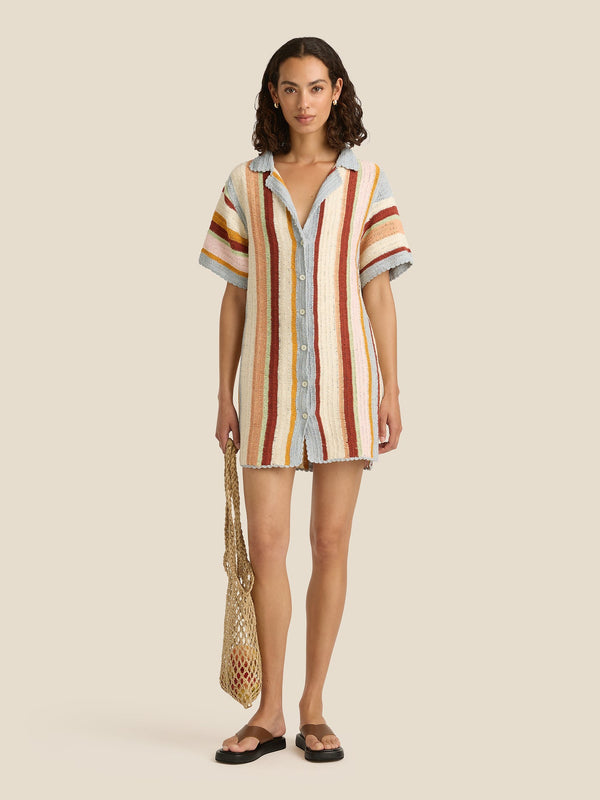 Jules Crochet Mini Dress