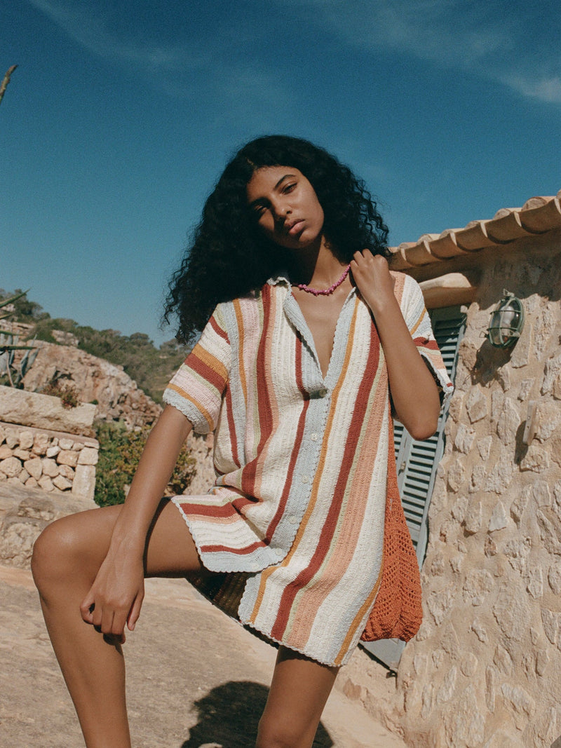 Jules Crochet Mini Dress