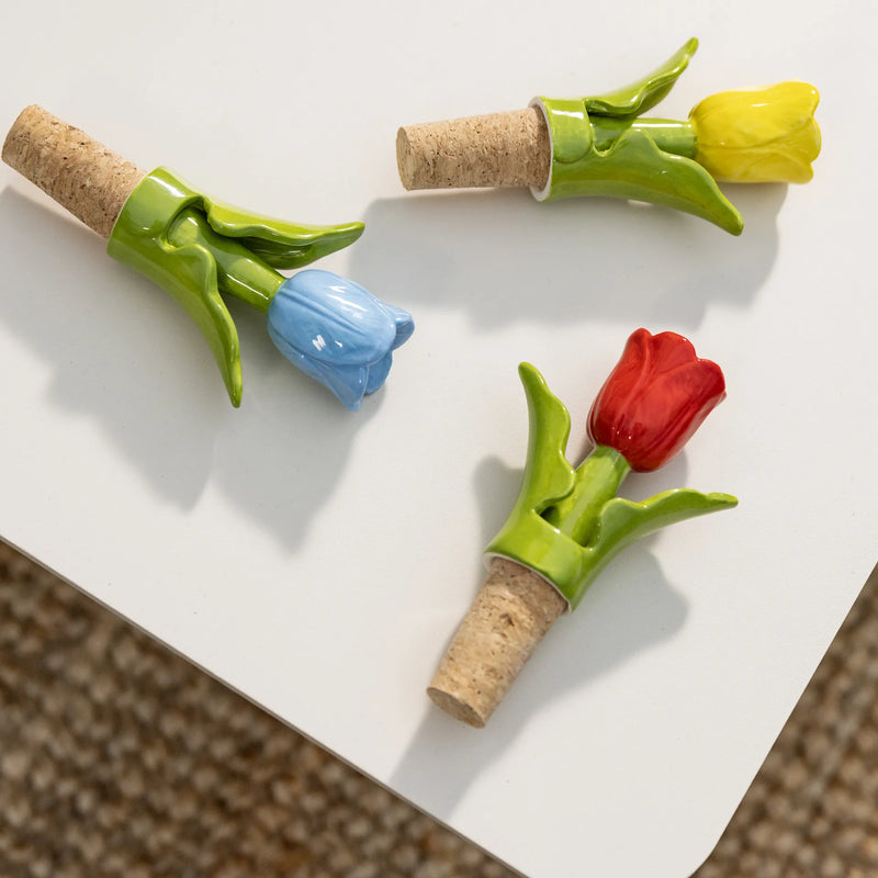 Bottle Stopper Tulip | Blue