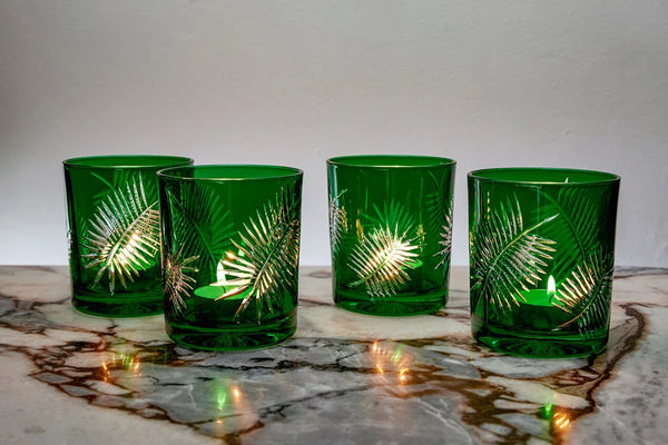 Crystal Palm Tumbler/Votive