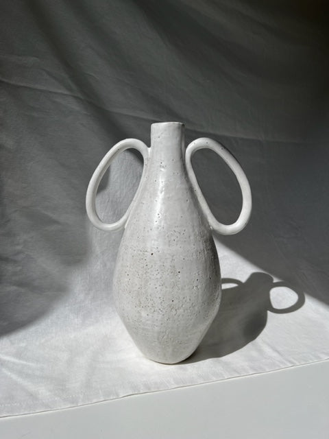 White Loopy Lobs Vase