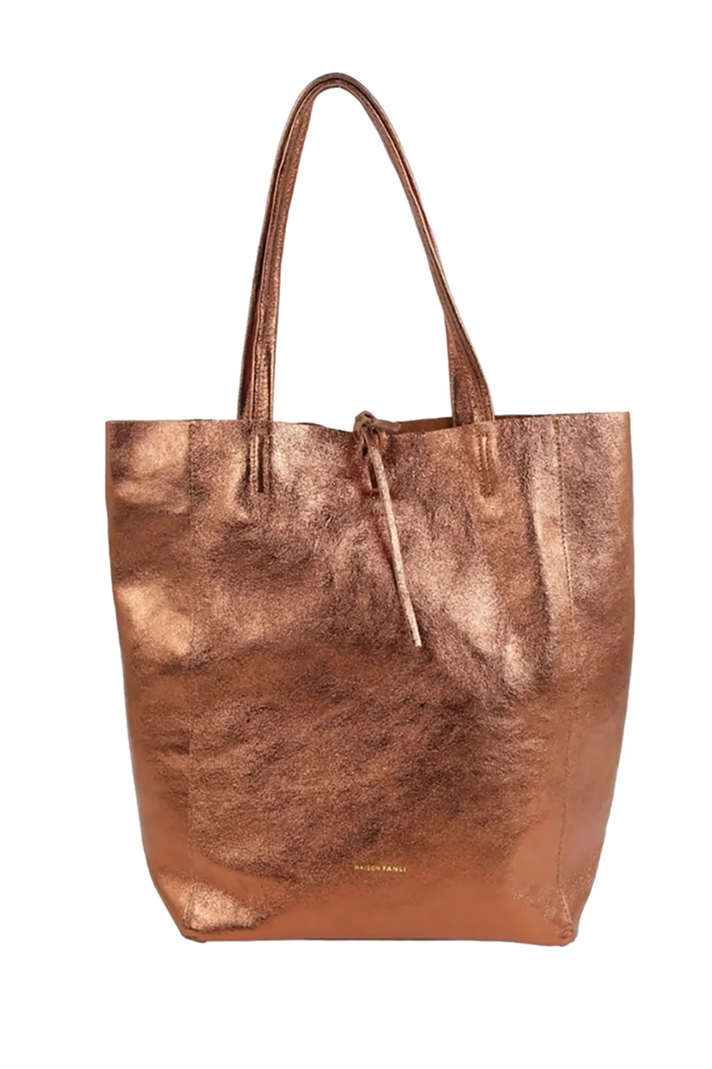 Metallic Tote | Bronze