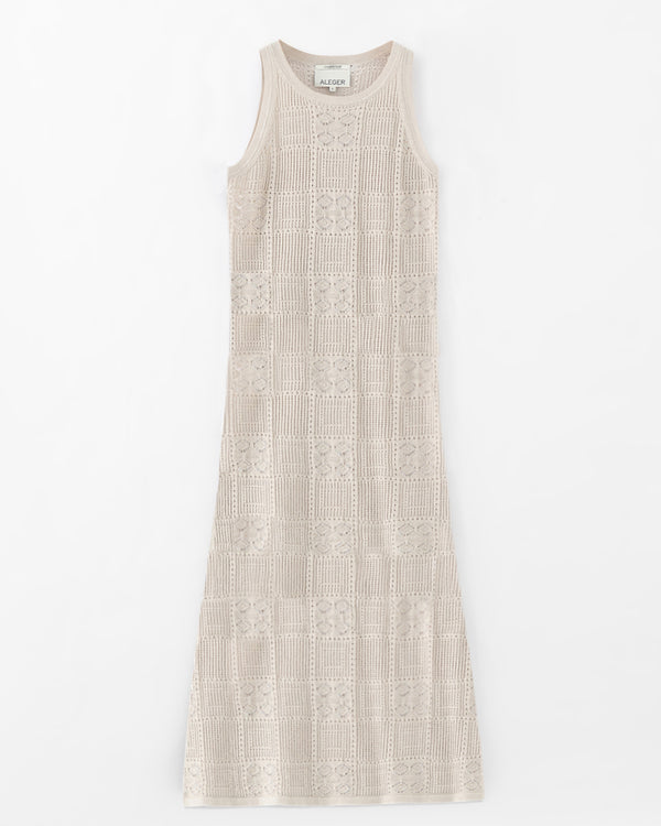 N.288 Geometric Lace Dress