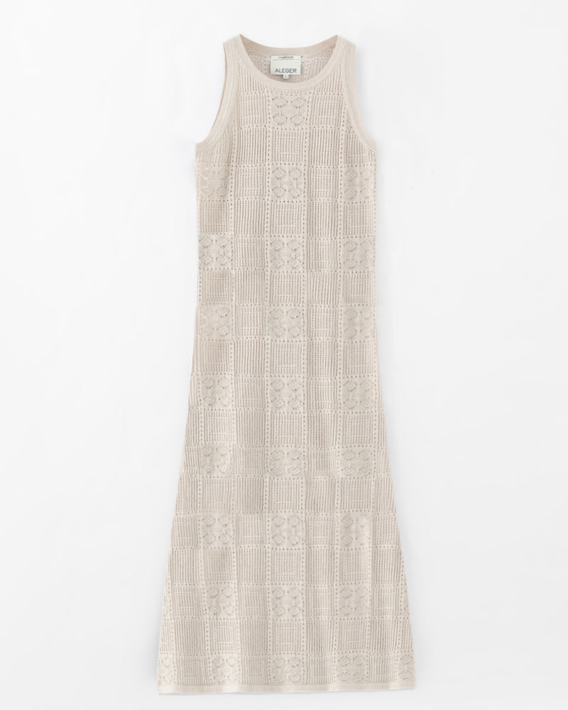 N.288 Geometric Lace Dress