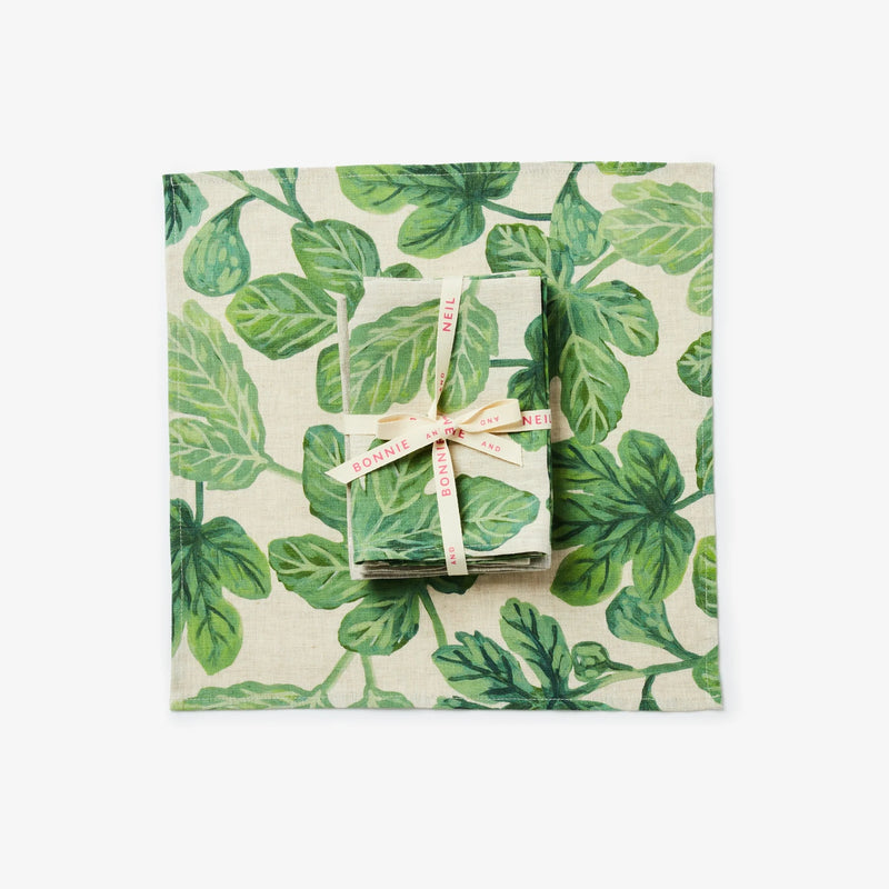 Fig Green Napkins Set of 4