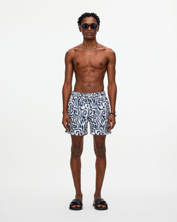Swim Shorts Marbling