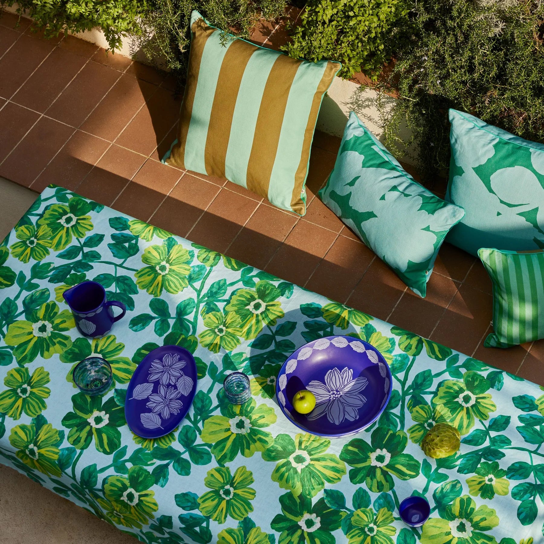 Big Stripe Mint Outdoor | 60cm