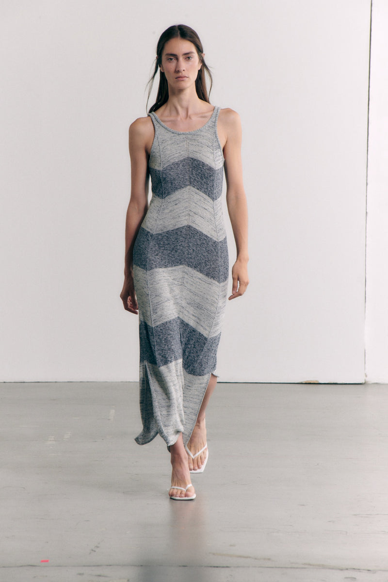 Degrade Knitted Midi Dress