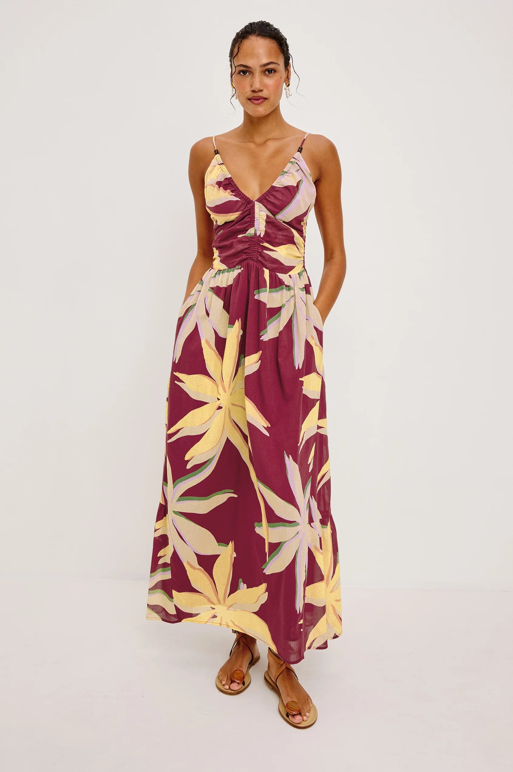 Palm Midi Dress