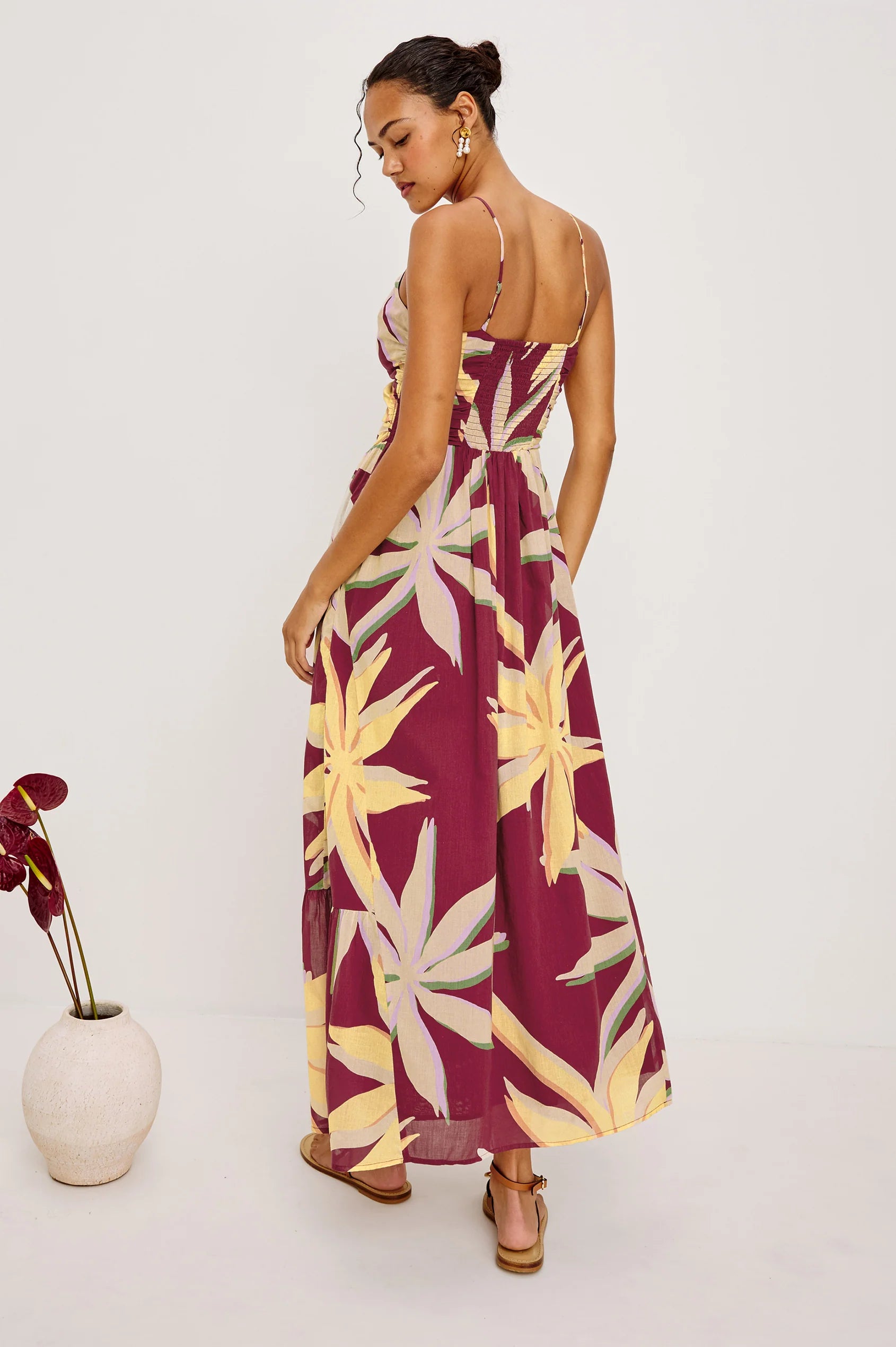 Palm Midi Dress