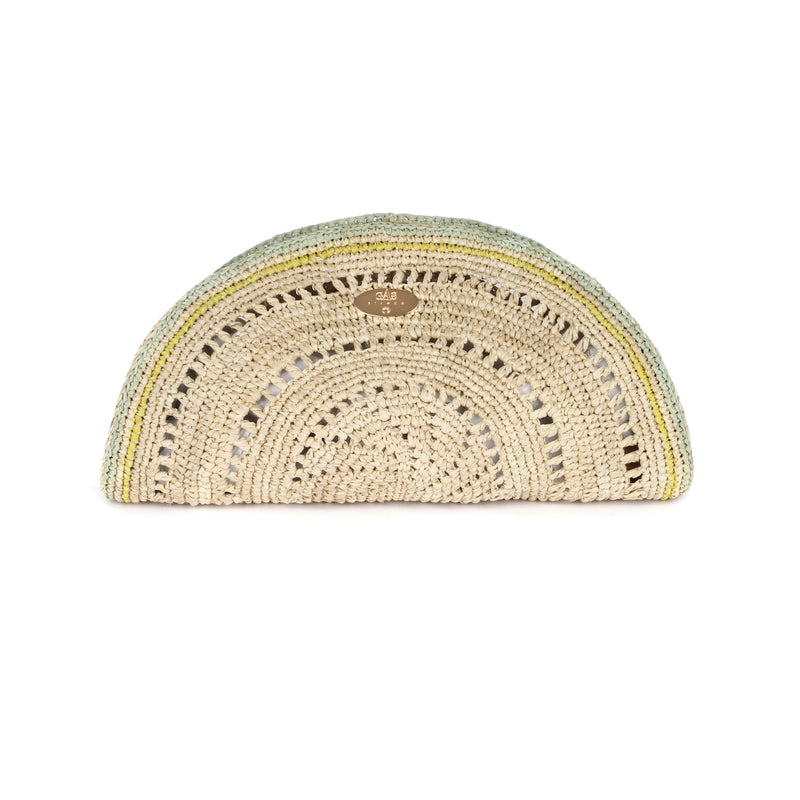 Sol Raffia Clutch