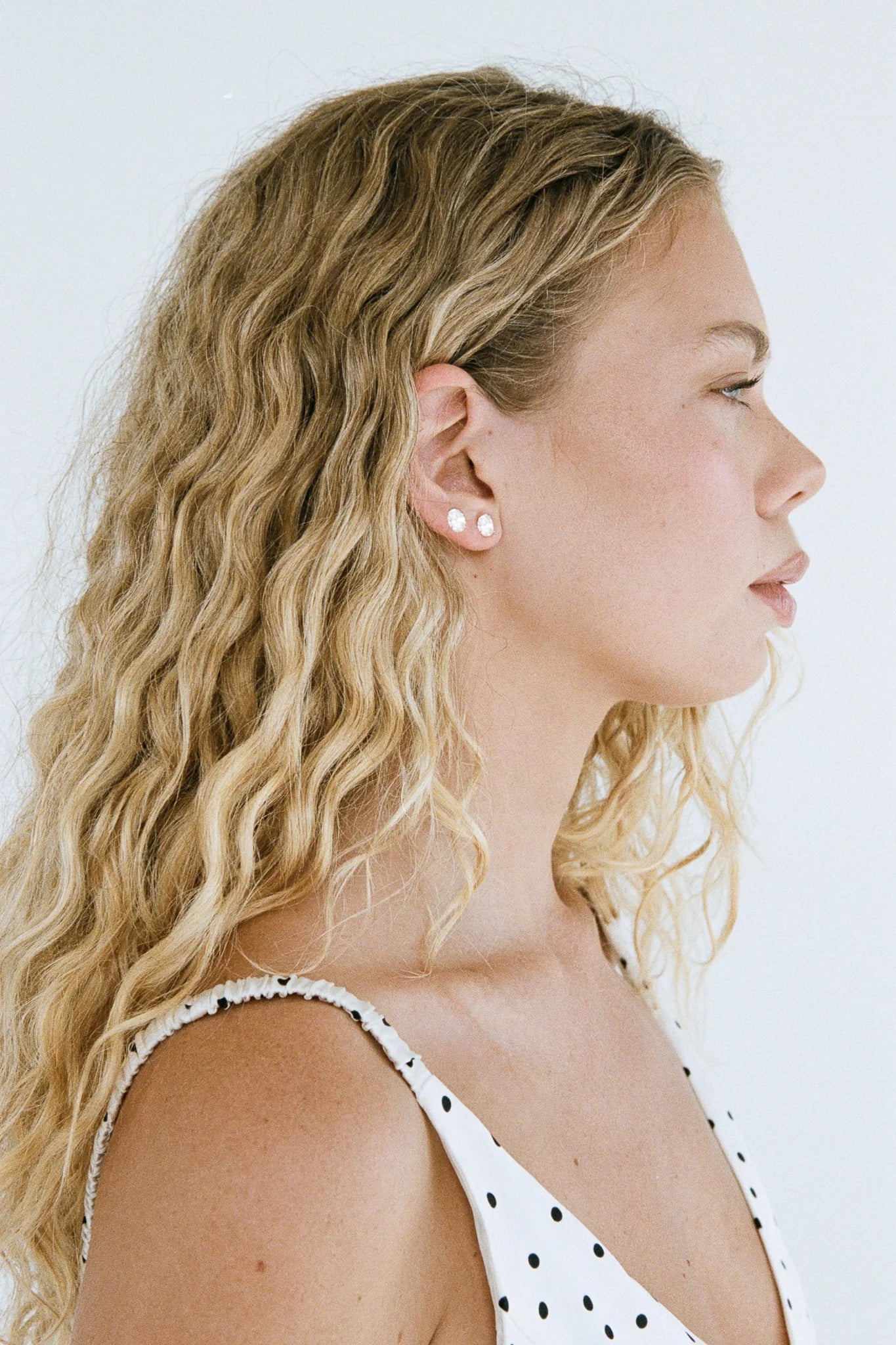 Oval Studs 1CT | Silver