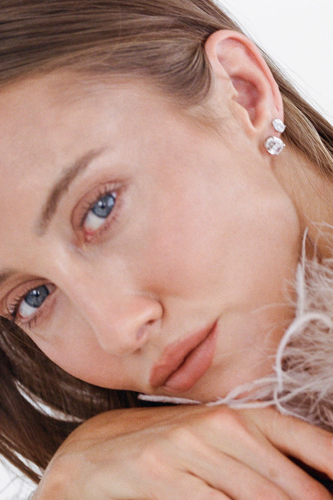 Oval Studs 2CT | Silver