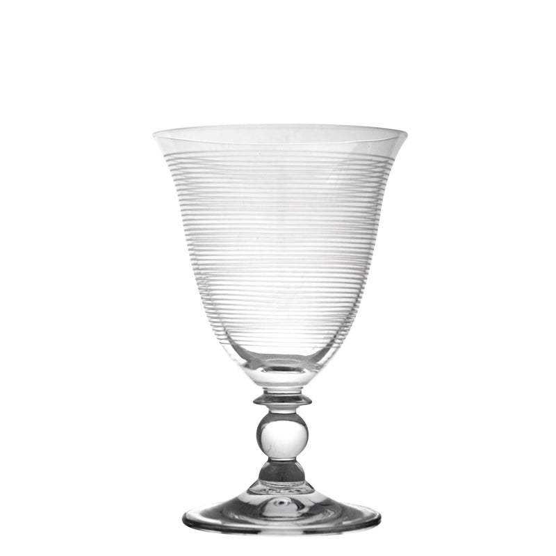 Horizontal Stripe Piana Wine Glass Set 4