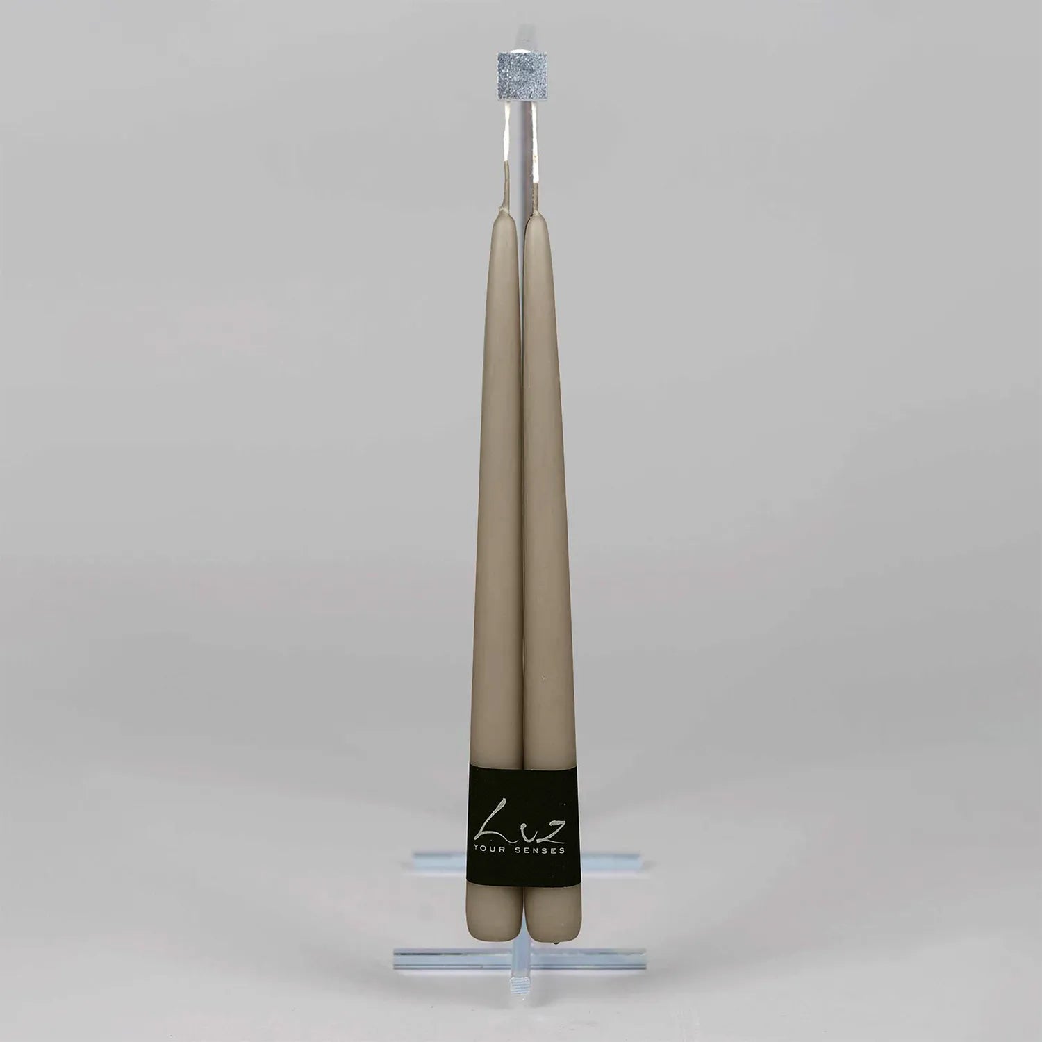 Taper Candle Pair| Mocha