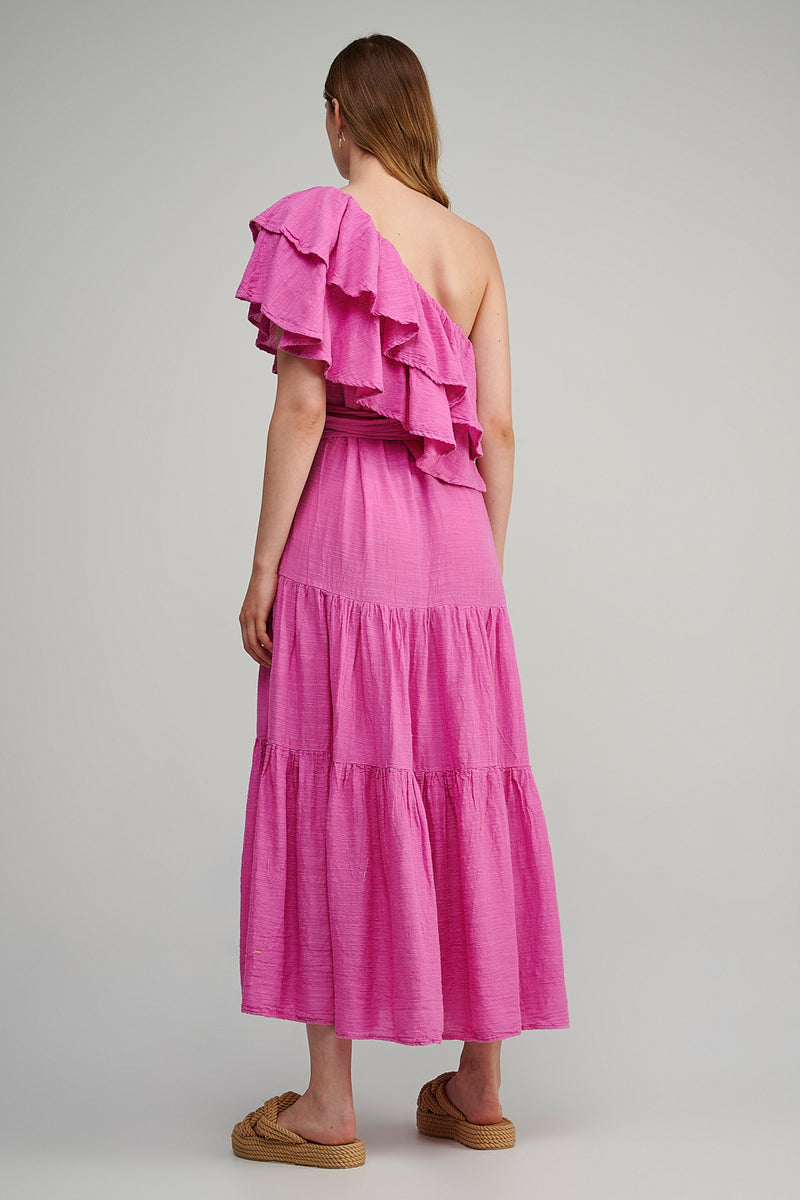 Maxi Dress | Fuchsia/Rose