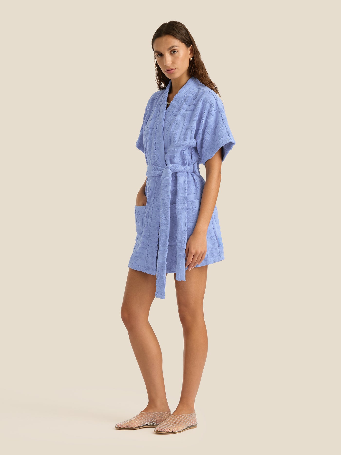 Towelling Mini Robe