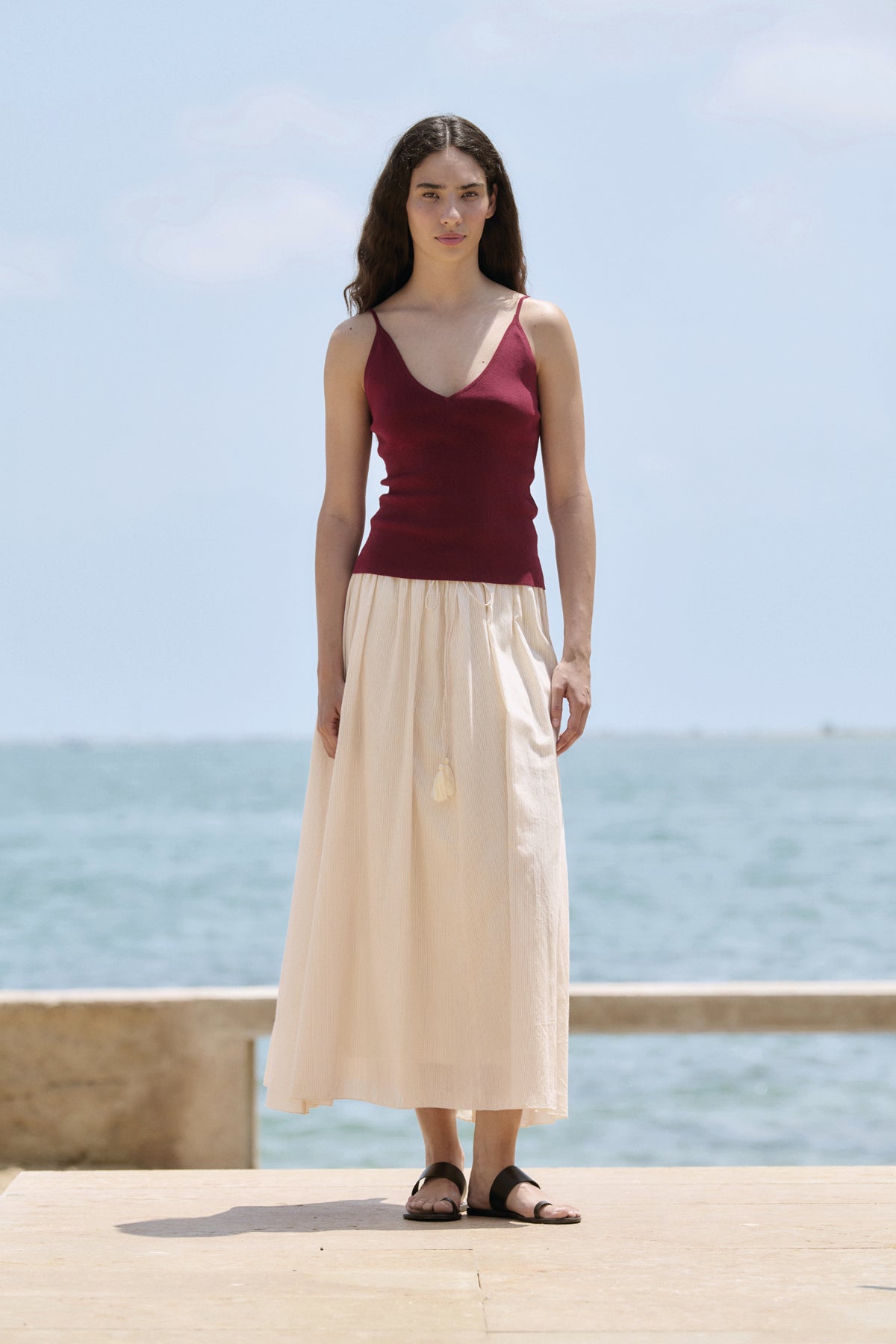 Knit Strap Top