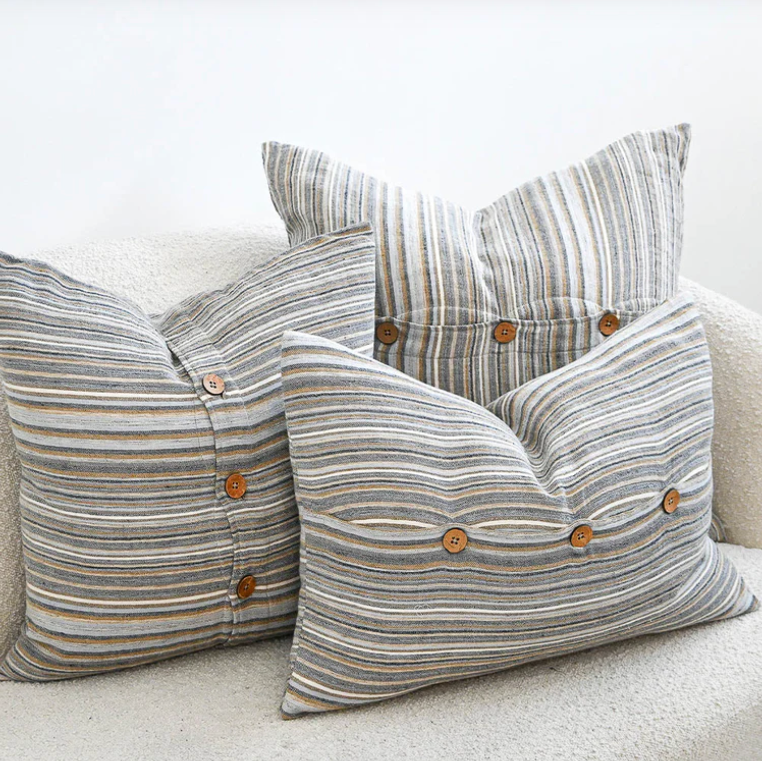 Coast Cushion | Multi Colour Stripes