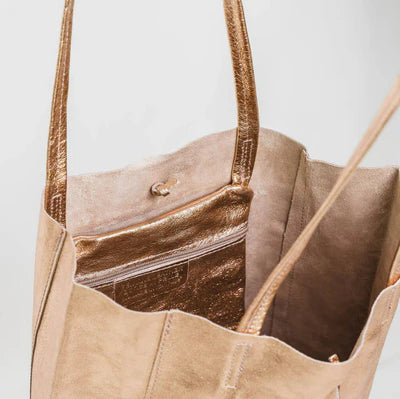 Metallic Tote